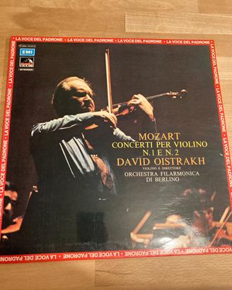 Vinile Mozart concerti per violino 1-2 Oistrakh