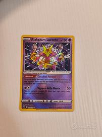 carta pokemon alakazam lucente 