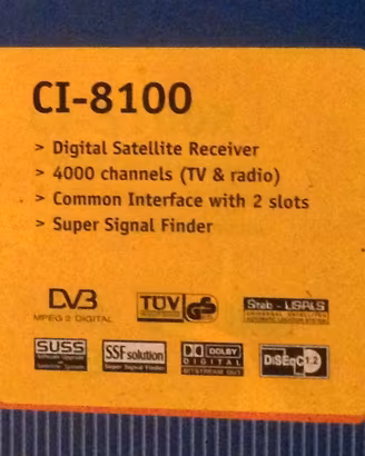 Decoder satellitare digitale HUMAX CI-8100