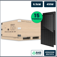 PANNELLI 410 WATT Monocristallini PERC, Full Black
