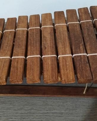 Balafon Africano Vintage 12 Tasti Legno Pregiato.
