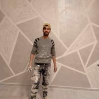 Operaio pittura decorazione razatori capotto