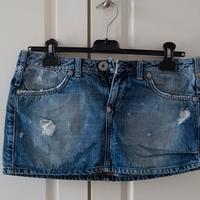 Gonna in jeans Guess