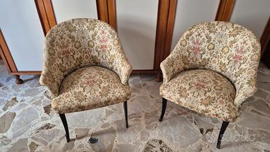 Coppia di Poltroncine Vintage Anni '60