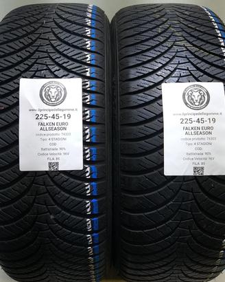 2 GOMME 225 45 19 FALKEN A74303