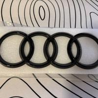 Logo Frontale Audi Nero Lucido