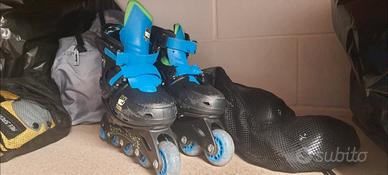 Pattini bambino + protezioni taglia 31-34