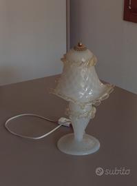 lampada da comodino vetro murano