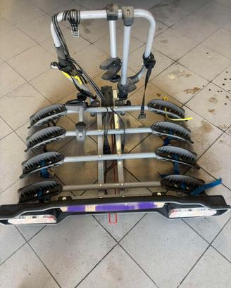 portabici 4 posti gancio traino