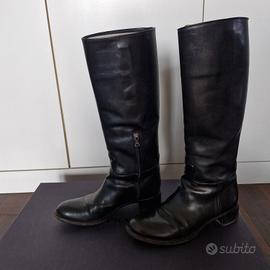 Stivali Prada pelle nero di vitello
