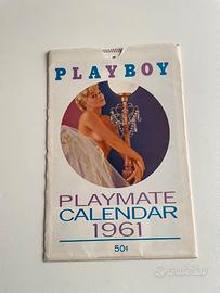 Calendario vintage Playboy 1961