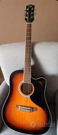 Chitarra acustica con accessori