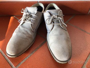OBJ bugatti scarpe mocassino in camoscio pelle 1 t