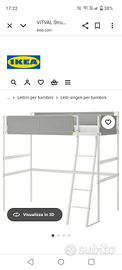 Letto a castello singolo ikea