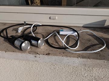 Faretti da esterno con alimentatore 