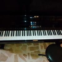 PIANOFORTE a parete nero lucido 