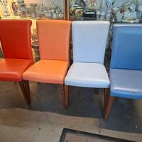 Set 4 sedie  colorate FRAU