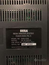 Sega master system + controller e cavi video/alim