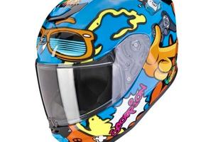 Scorpion Exo-Jnr Air KID HELMETS blu bimbo