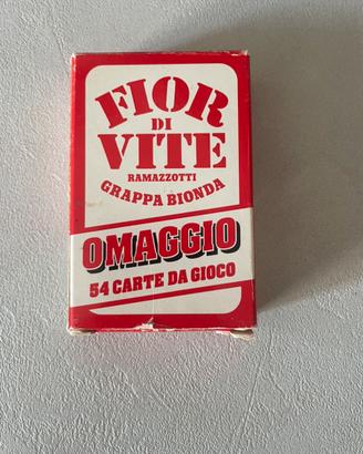 RAMAZZOTTI-FIOR DI VITE-CARTE DA GIOCO MODIANO