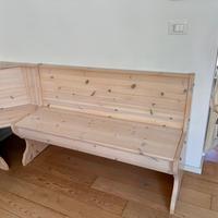 Giropanca legno massello