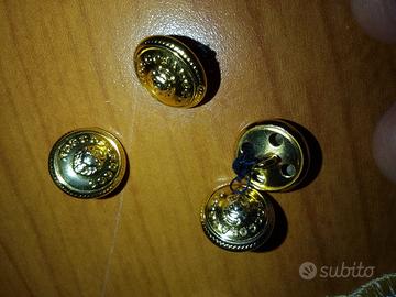 4 bottoni rocco barocco diametro 1,5cm