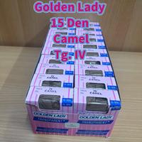 20 paia Collant golden lady 15den tg.IV Camel