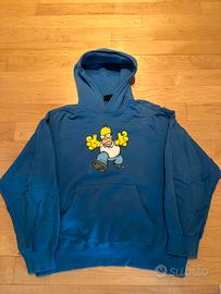 Felpa H&M Oversized Fit The Simpsons Blu
