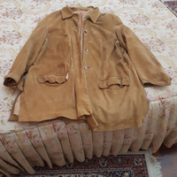 Giacca pelle scamosciata