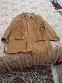 Giacca pelle scamosciata