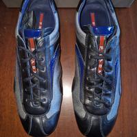 Scarpe Prada Montecarlo tg 43,5 nero-argento-blu
