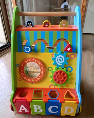 Carrello primi passi Boppy in legno