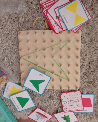 Gioco elastici logica legno 