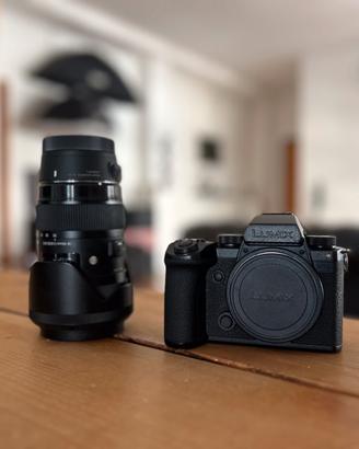 Kit Lumix S5 II + Canon + accessori