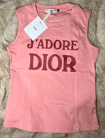 Canotta Top "J'Adore Dior" rosa