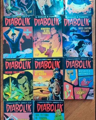 11 fumetti Diabolik, anche singoli