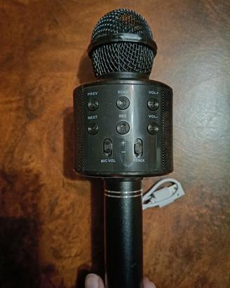 WS-858 Microfono wireless con bluetooth per karaok