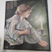ritratto olio su tela Lello Ruggiero 