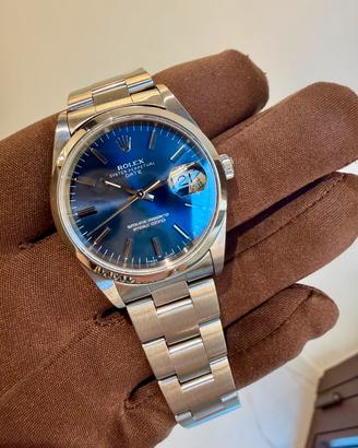 Rolex Date Blu