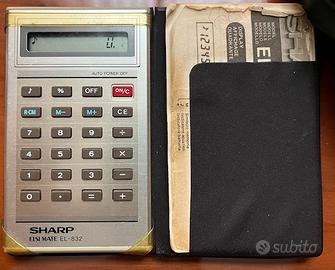Calcolatore da tasca Sharp El 832