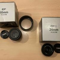 Kit combo Canon 24mm 2.8 STM + 50mm 1.8 STM
