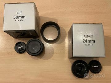 Kit combo Canon 24mm 2.8 STM + 50mm 1.8 STM