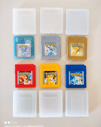 Lotto Game Boy Classic Pokemon Originali ITA