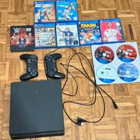 PS4  1Tb  con due dualsense e 12 giochi