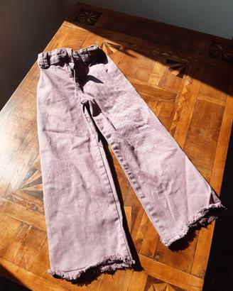 Pantaloni jeans rosa bambina 5 6 Original Marines