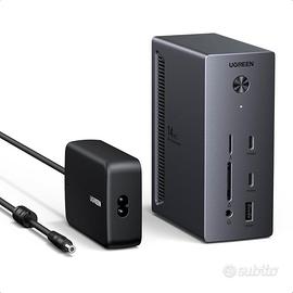UGREEN Docking Station usb-c, 3 display, 100w PD
