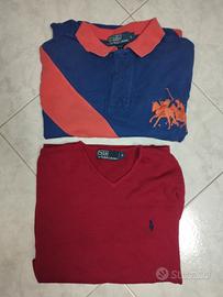set polo maglione  Ralph Lauren uomo 
