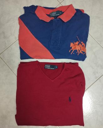 set polo maglione  Ralph Lauren uomo 