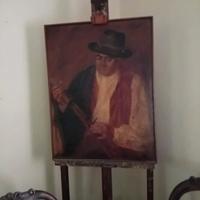 cavalletto con quadro 