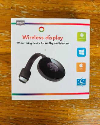 Ricevitore Wireless Display Dongle HDMI 1080p